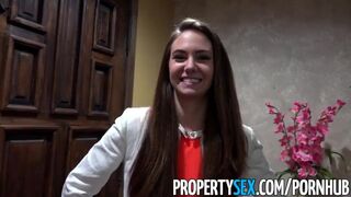 Real estate agent fucks film producer client