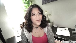 Big Tit Latina Step-Sister Stops Studying to Fuck Big Dick Step-Bro - Gabriela Lopez