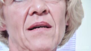 Horny Granny Masturbating