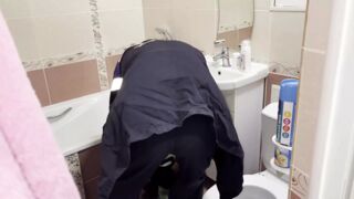 The Plumber Could Not Imagine That He Would Be in Such a Position! Dirty Talk, Joke at the End