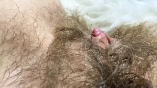 Huge erected clitoris fucking vagina deep inside big orgasm