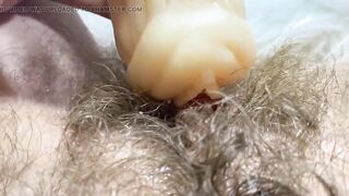 Huge erected clitoris fucking vagina deep inside big orgasm