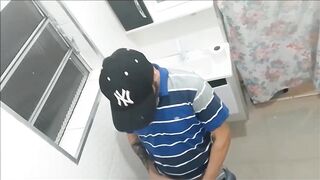 Married Fucks With Stranger In The Club's Bathroom!