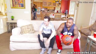 Horny MILF takes on 2 basketball studs on BlackOnMoms (xa15362)