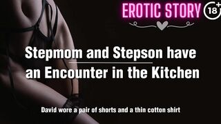 Kitchen Sex between Step Mother and her Step Son