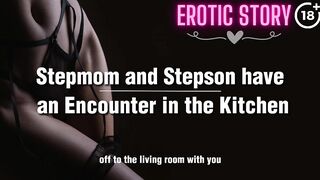 Kitchen Sex between Step Mother and her Step Son