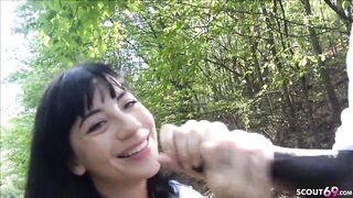 Big Dick Refugee Fuck German College Teen Public in Forest