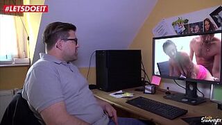 Horny German Guy fucks his