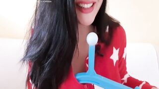 Special treatment for my pussy with the massage stick - ASMR GERMAN