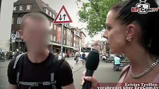 german slut pick up guy at street for first time porn