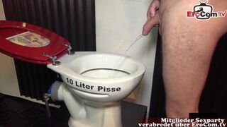 Extreme pee party with 10 liters of piss