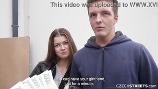 CzechStreets - Would you share your gf with any other guy? Because he did it!