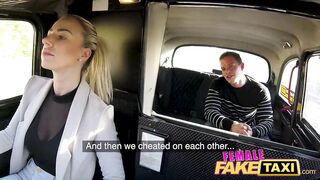 Female Fake Taxi Fit stud loves licking fingering and fucking hot czech pussy