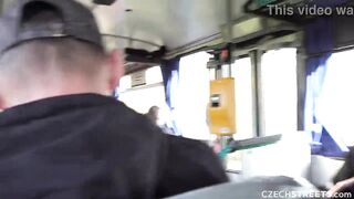 CzechStreets - Secret blowjob and fucking on a bus