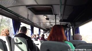 CzechStreets - Secret blowjob and fucking on a bus