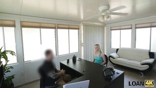 LOAN4K. Hot Allie gives her vagina for nailing a guy in the office