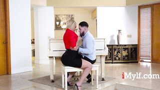 Busty Pianist Fucks Her Fan/Student