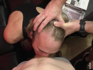 18 yo cocksucker with no gag reflex deep throats straight friend
