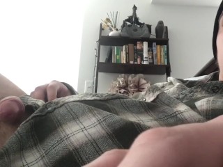 Accidental Self Facial During JOI give me your cums