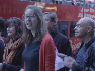All You Need Is Hand - Pornhub In Times Square New York