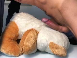 Amateur Guy Moaning Dirty Talk While Humping TeddyBear - 4K