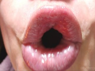 ASMR Puckering and pouting my lips up big
