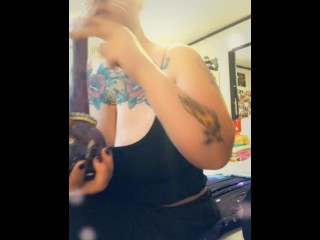 Bald Bong Rip Boobie Tease