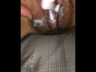 Barely Legal College Teen Cremed all over her pussy Little_Dipper
