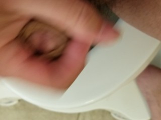 Bathroom jacking off.... #Jackoff #Horny #PuertoRican