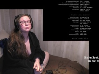 BBW Nerdy Gamer Girl Plays Until Dawn Part 10