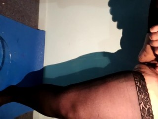 BBW pee slut piss and cum