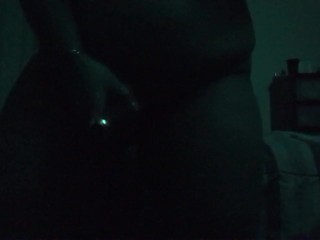 BBW undressing solo play