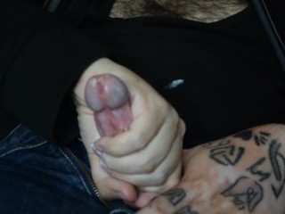 Bear having a quick wank before work
