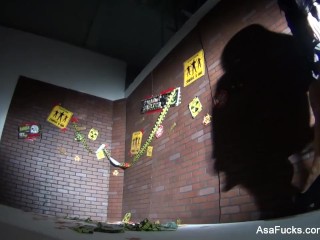 Behind the Scenes from Asa Akira vs. Zombie shoot