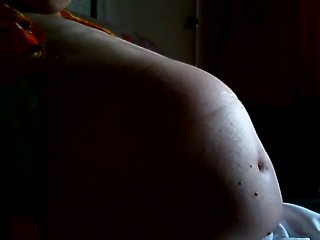 Belly Bloating Side View