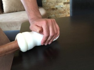 Big dick fuck fleshlight and amazing load