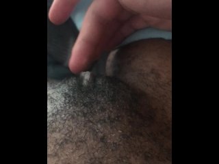 Black girl gets her clit rubbed in pov