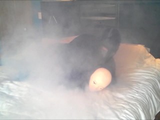 black masked spandex humps masked orca dummy part 2