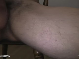 Blonde Uncut Daddy Stroking One Out
