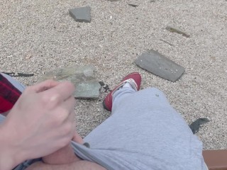 Blowjob in public in the park-Sweet girl swallows my sperm