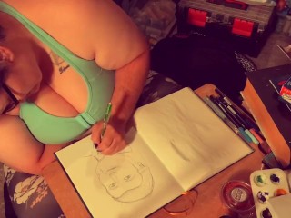 Boobs Ross — Qui-Gon Jinn Speed Sketch — julyathon 4