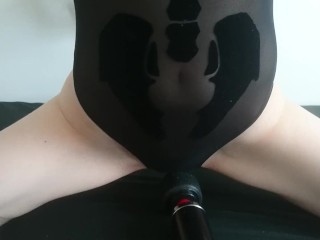 bound skeleton girl cums fast and loud  Halloween Special!