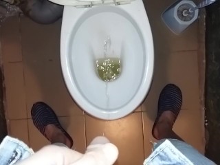 Boy pissing