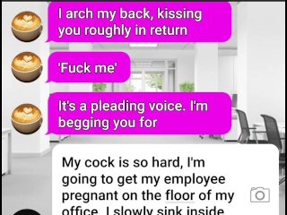 Breeding fantasy from LewdDM.com - Boss gets employee pregnant