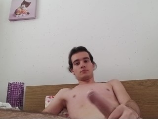British Twink Wanking himself off