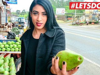 Bubble Butt Latina Picked up and tricked into sex - #LETSDOEIT