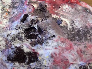Cake Destruction By Big Tits and Ass and Masturbation