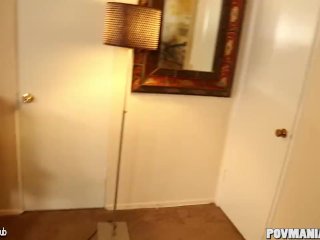Casey Cumz gags on a big cock at POVManiaxxx