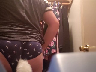 Catches me wagging my tail for daddy