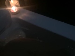 chillaxing in a hot bubbly steamy jucuzzie bath